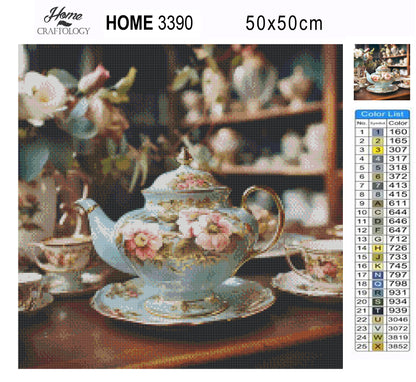 Vintage China - Exclusive Premium Diamond Painting Kit