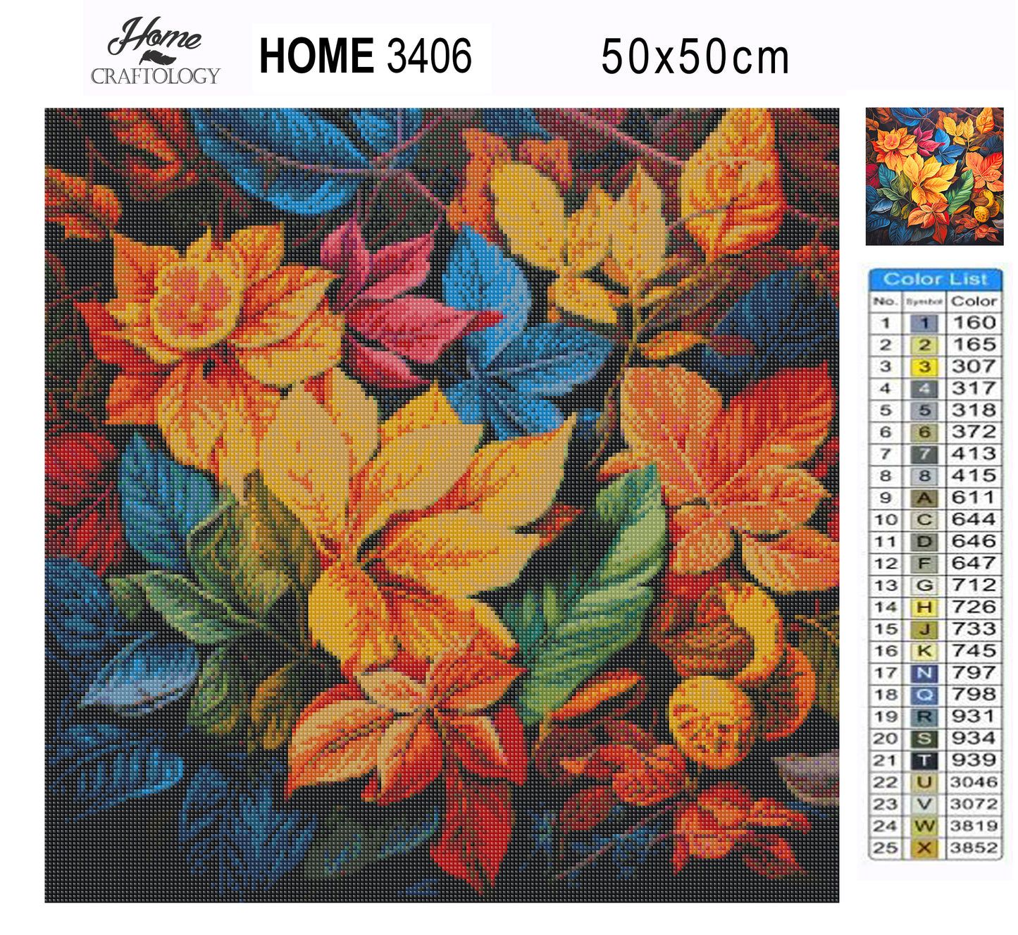 Autumn Leaves - Exclusive Premium Diamond Painting Kit