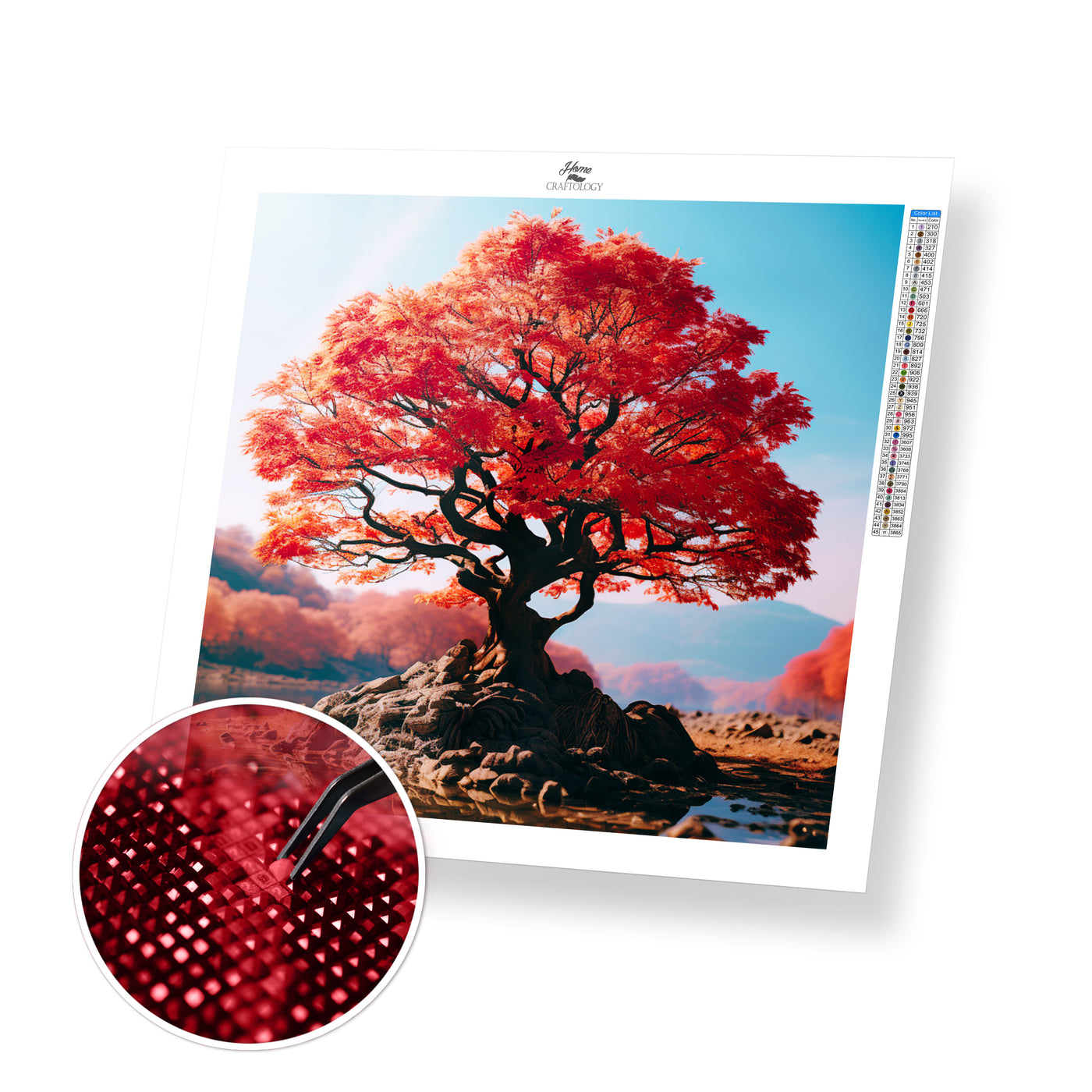 New! Autumn Tree - Premium Diamond Painting Kit