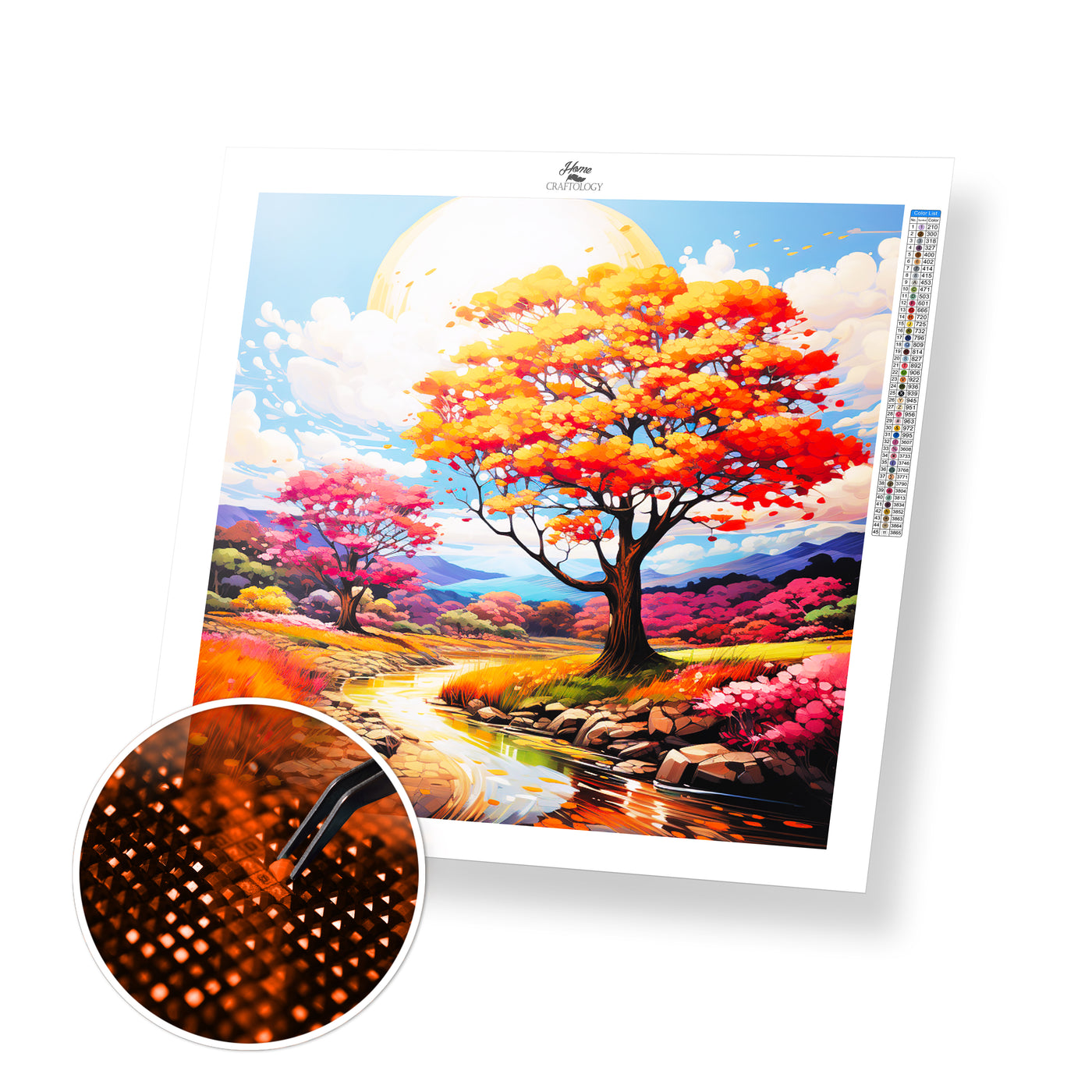 New! Bright Autumn Colors - Premium Diamond Painting Kit