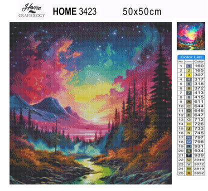 Northern Lights Painting - Exclusive Premium Diamond Painting Kit