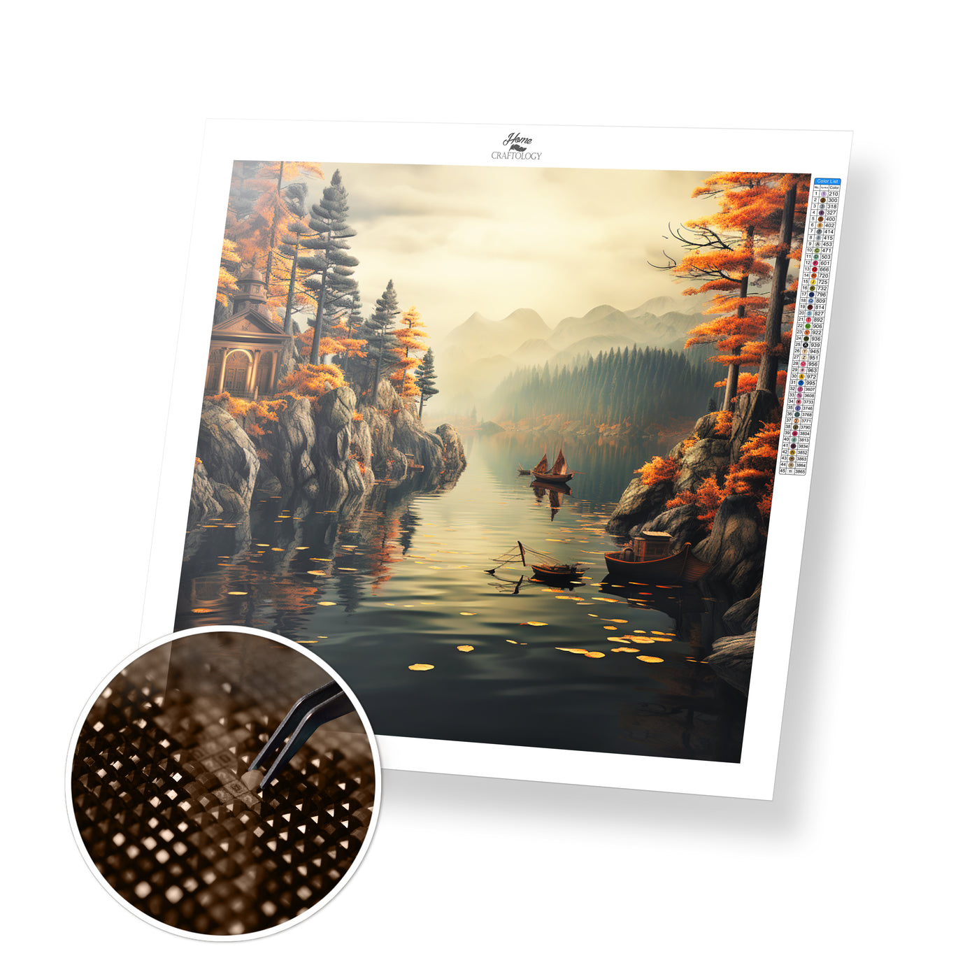 New! Gloomy Autumn Scenery - Premium Diamond Painting Kit