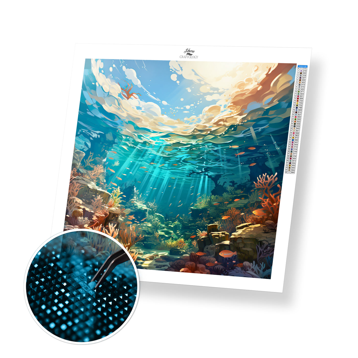 New! Underwater View - Premium Diamond Painting Kit