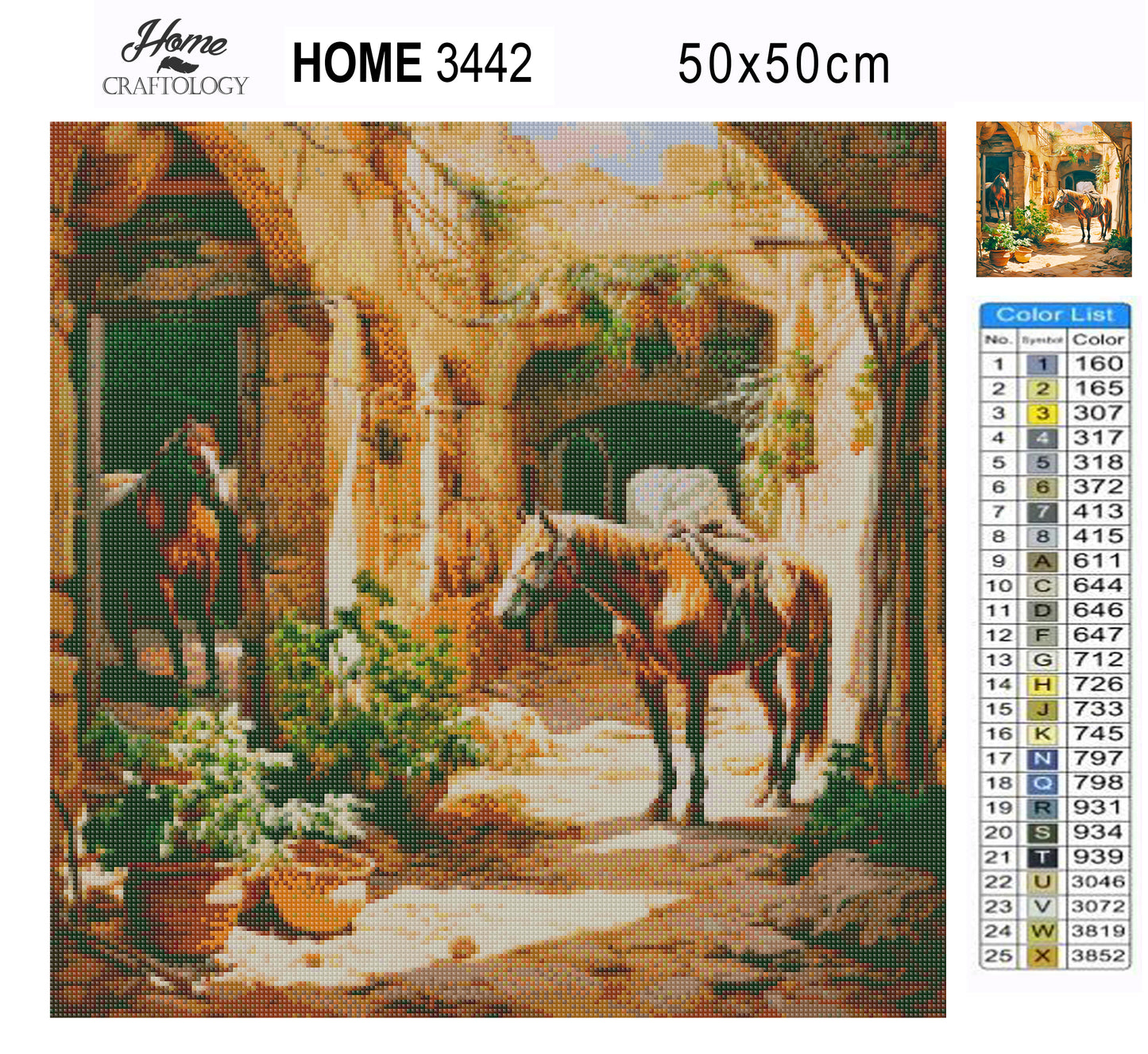 Horse Stable - Exclusive Premium Diamond Painting Kit