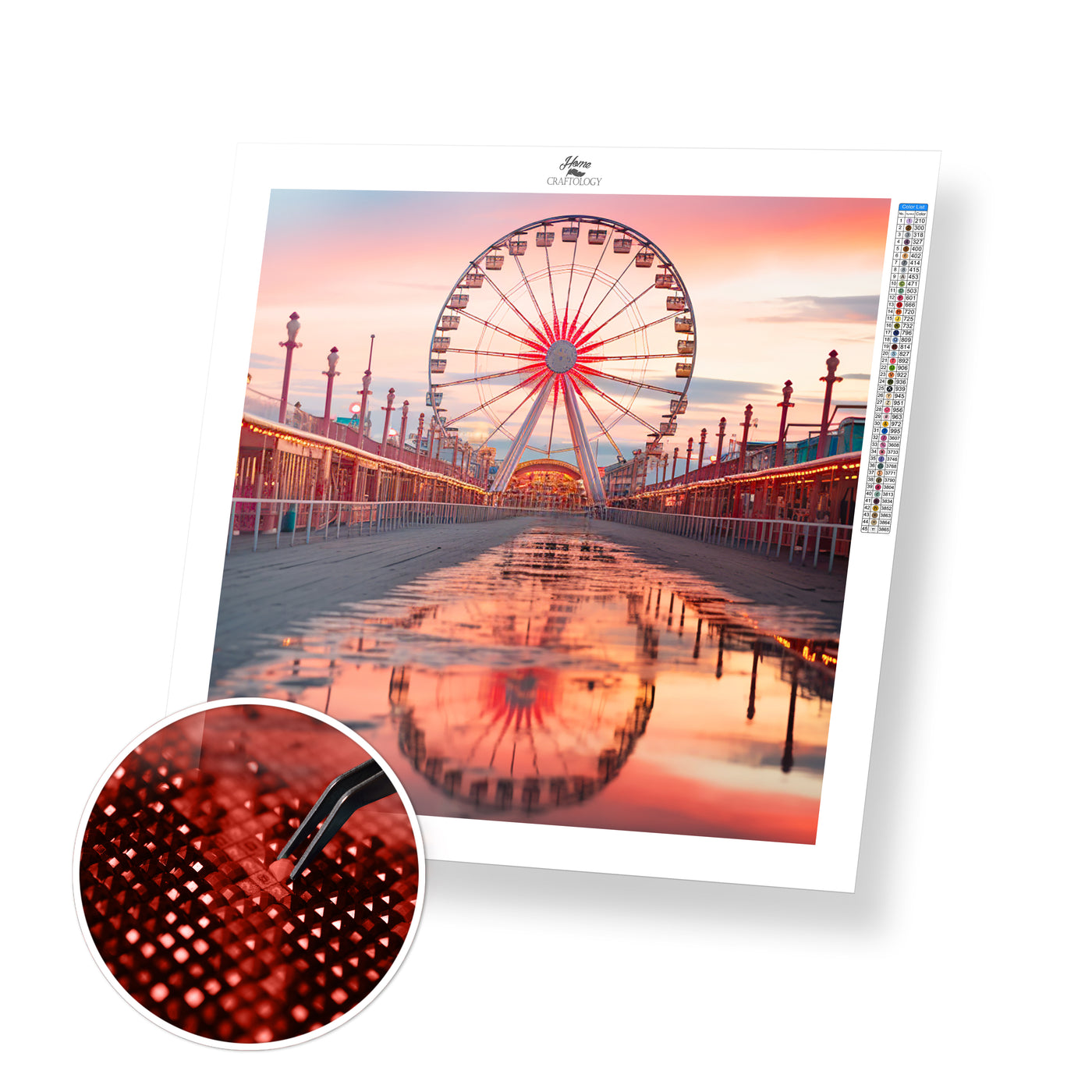 New! Ferris Wheel - Premium Diamond Painting Kit