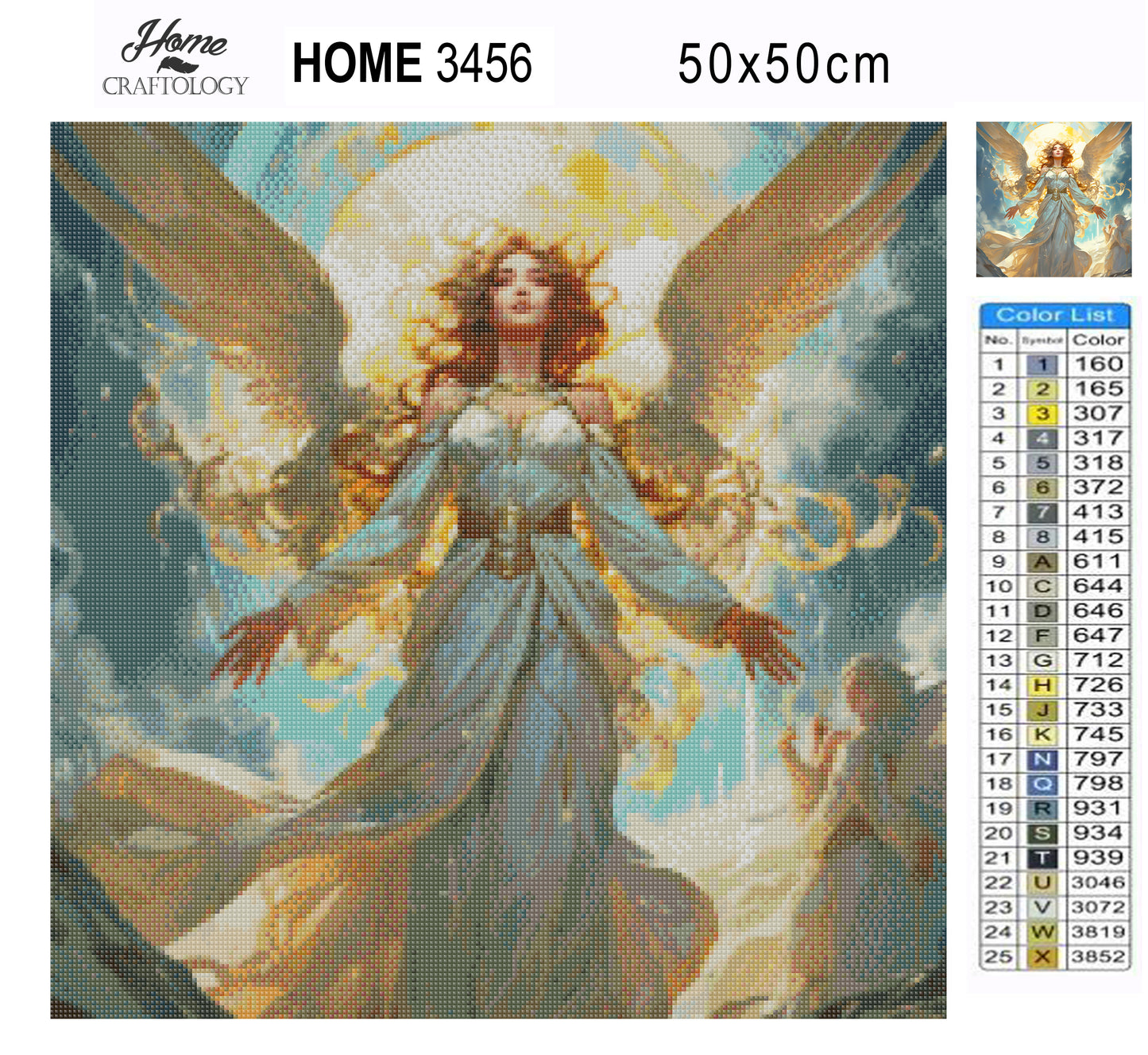 Beautiful Angel - Exclusive Premium Diamond Painting Kit