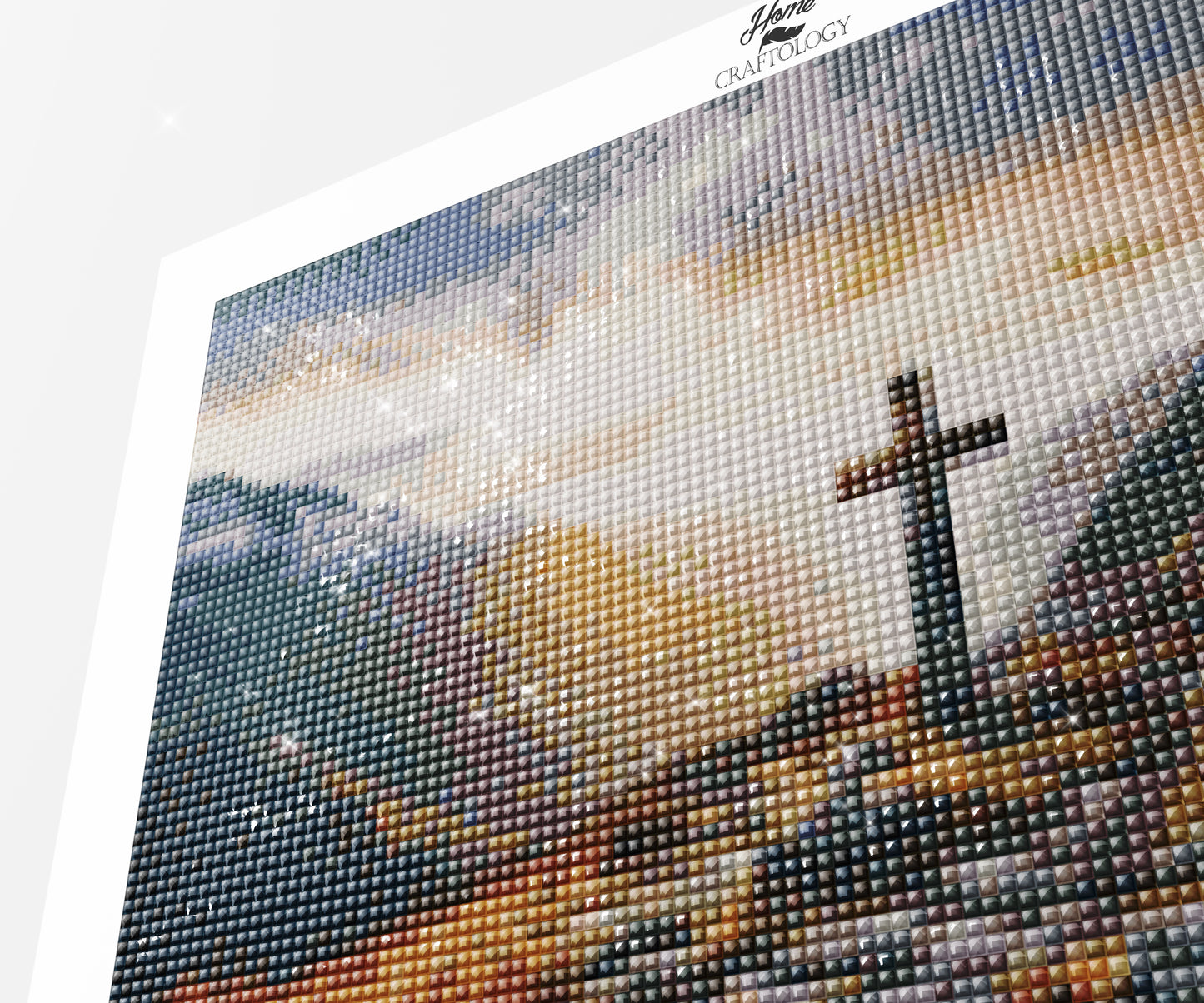 Cross on the Mountain - Exclusive Premium Diamond Painting Kit