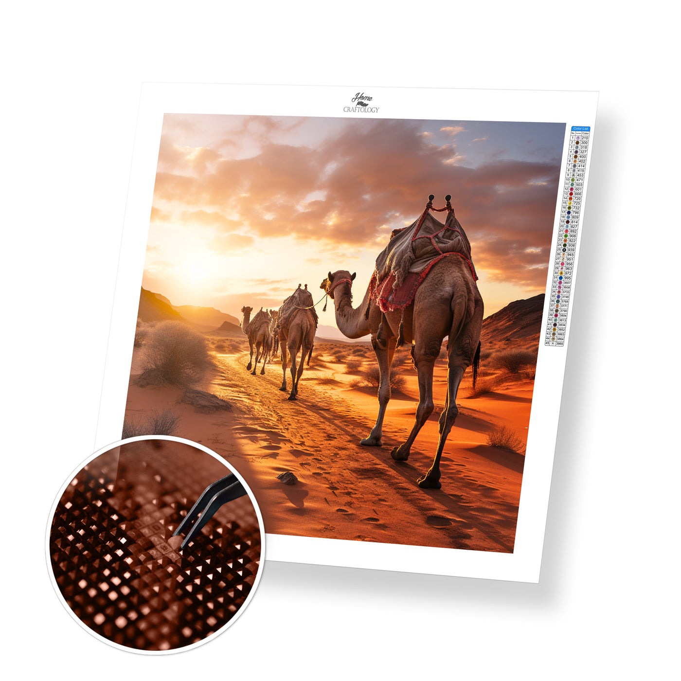 New! Camel Crossing - Premium Diamond Painting Kit