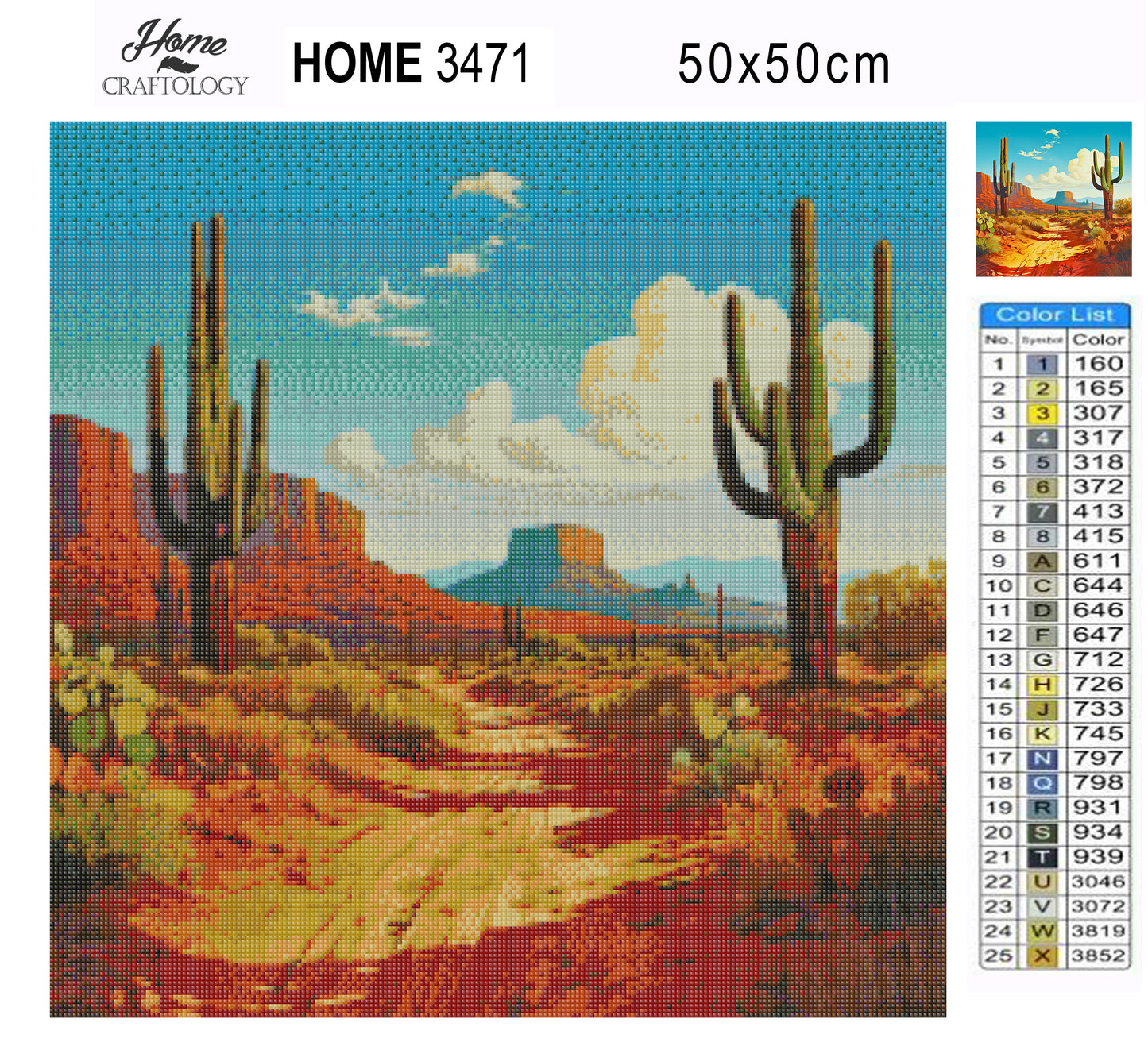 Desert Road - Exclusive Premium Diamond Painting Kit