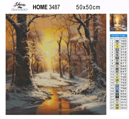 Gloomy Winter - Exclusive Premium Diamond Painting Kit