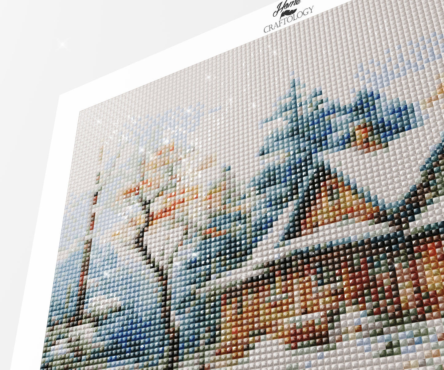 House in Snow - Exclusive Premium Diamond Painting Kit