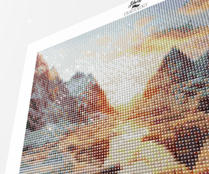 Sunset in the North Pole - Exclusive Premium Diamond Painting Kit