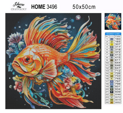 Beautiful Fish - Exclusive Premium Diamond Painting Kit