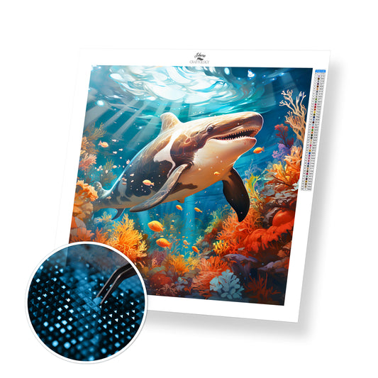 Happy Orca - Exclusive Premium Diamond Painting Kit