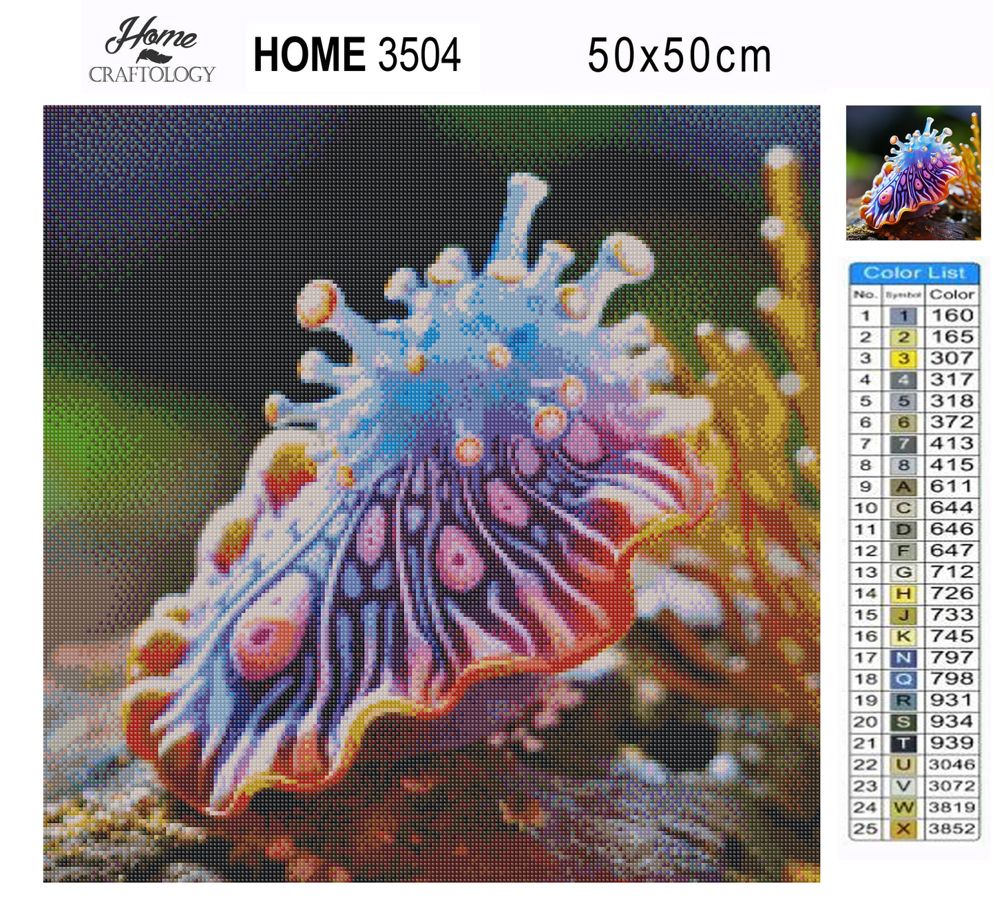 Nudibranch - Exclusive Premium Diamond Painting Kit