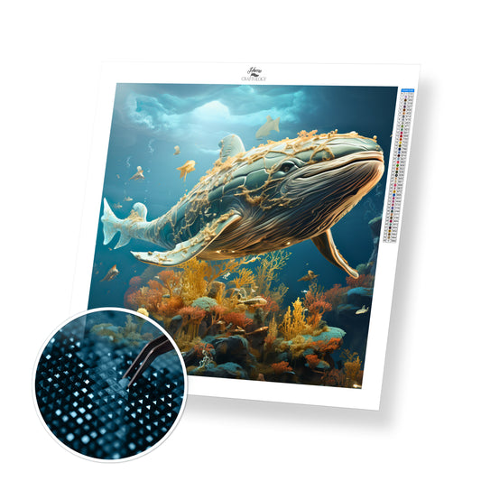 Whale - Exclusive Premium Diamond Painting Kit