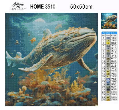 Whale - Exclusive Premium Diamond Painting Kit