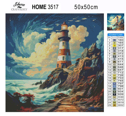 New! Lighthouse - Exclusive Premium Diamond Painting Kit