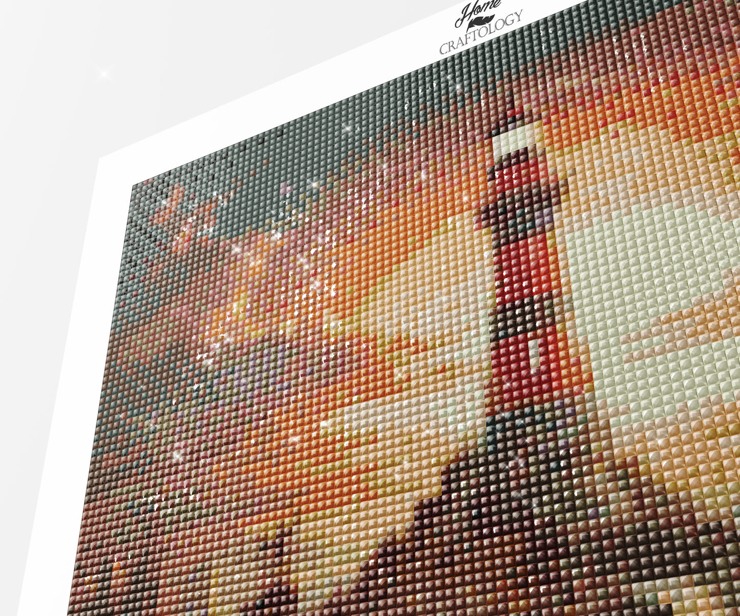 New! Orange and Blue Lighthouse - Exclusive Premium Diamond Painting Kit