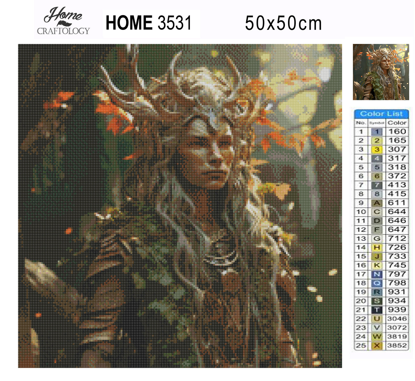 New! Druid - Exclusive Premium Diamond Painting Kit