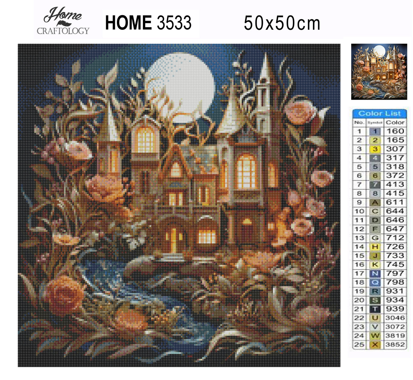 Enchanted House - Exclusive Premium Diamond Painting Kit