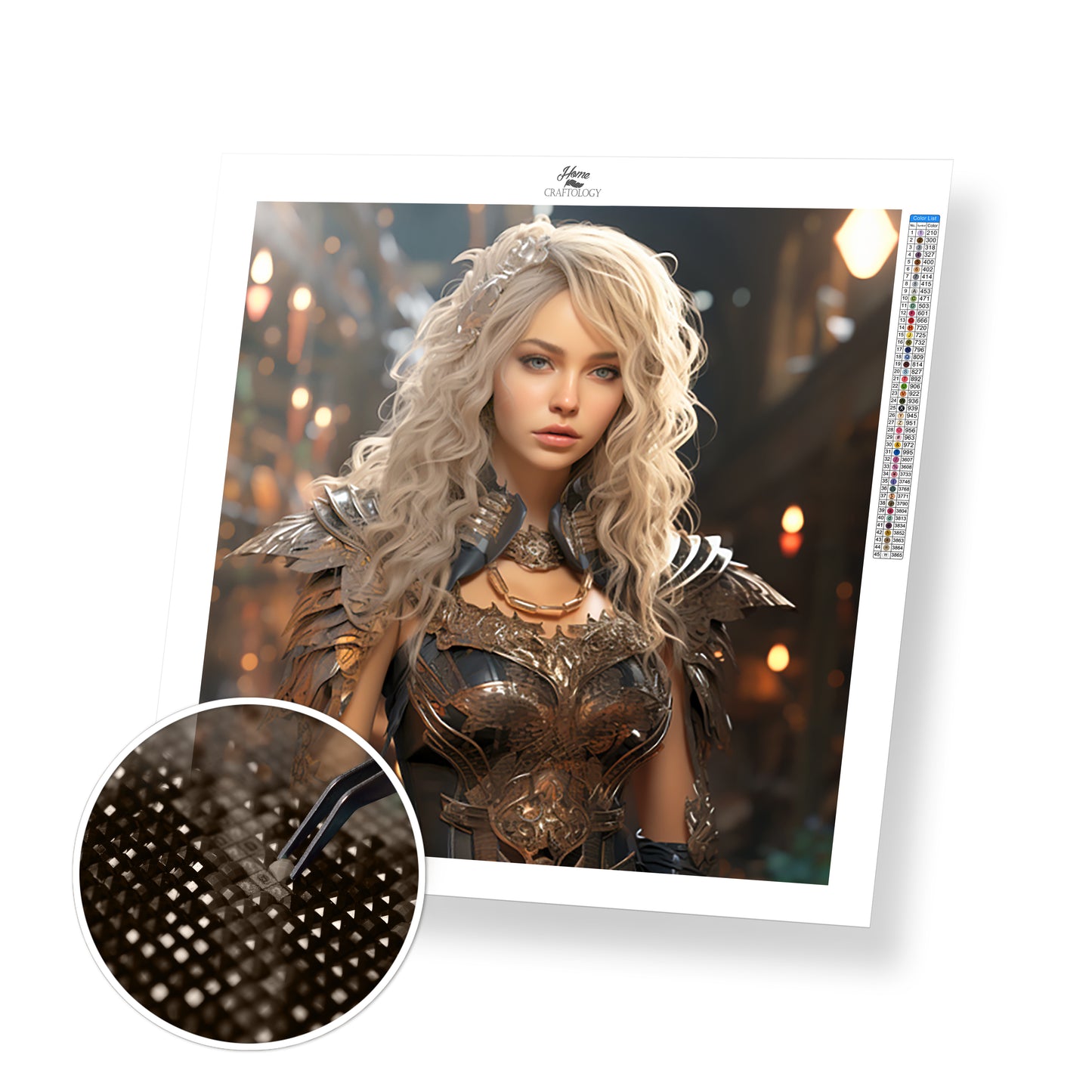 New! Pretty Warrior - Exclusive Premium Diamond Painting Kit