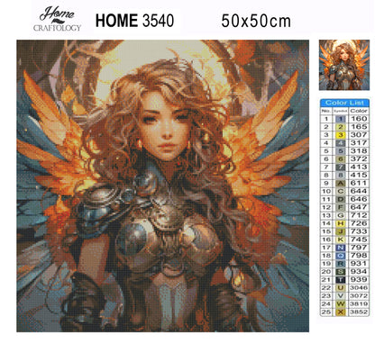 New! Winged Warrior - Exclusive Premium Diamond Painting Kit