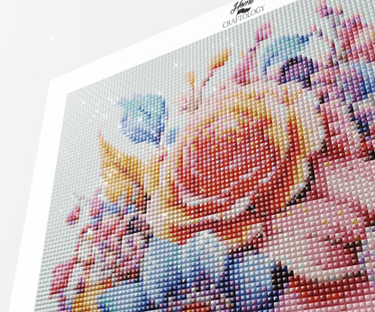 New! A Bunch of Flowers - Exclusive Premium Diamond Painting Kit