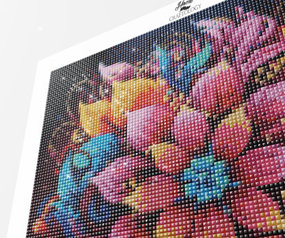 Flower Petals - Exclusive Premium Diamond Painting Kit