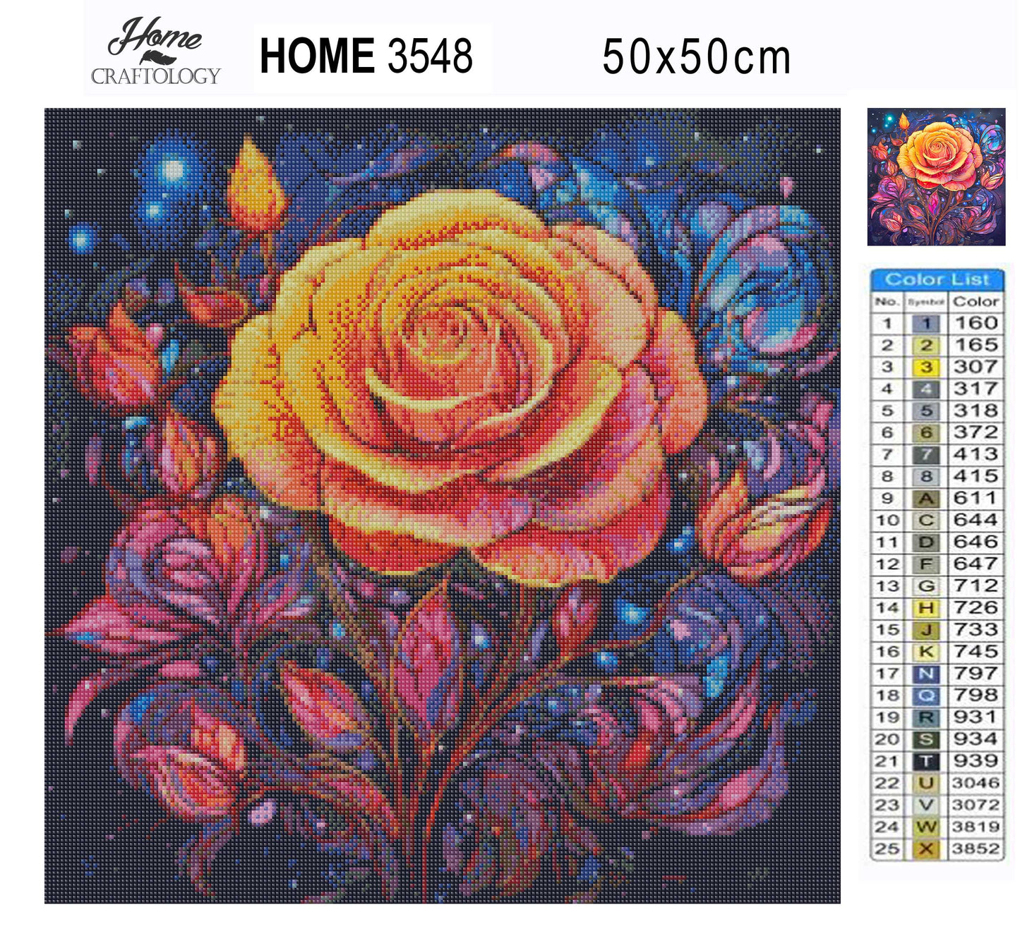 Shiny Rose - Exclusive Premium Diamond Painting Kit