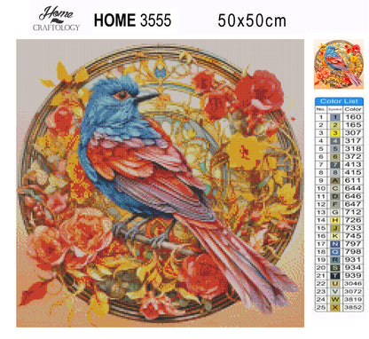 New! Bird Mandala - Exclusive Premium Diamond Painting Kit