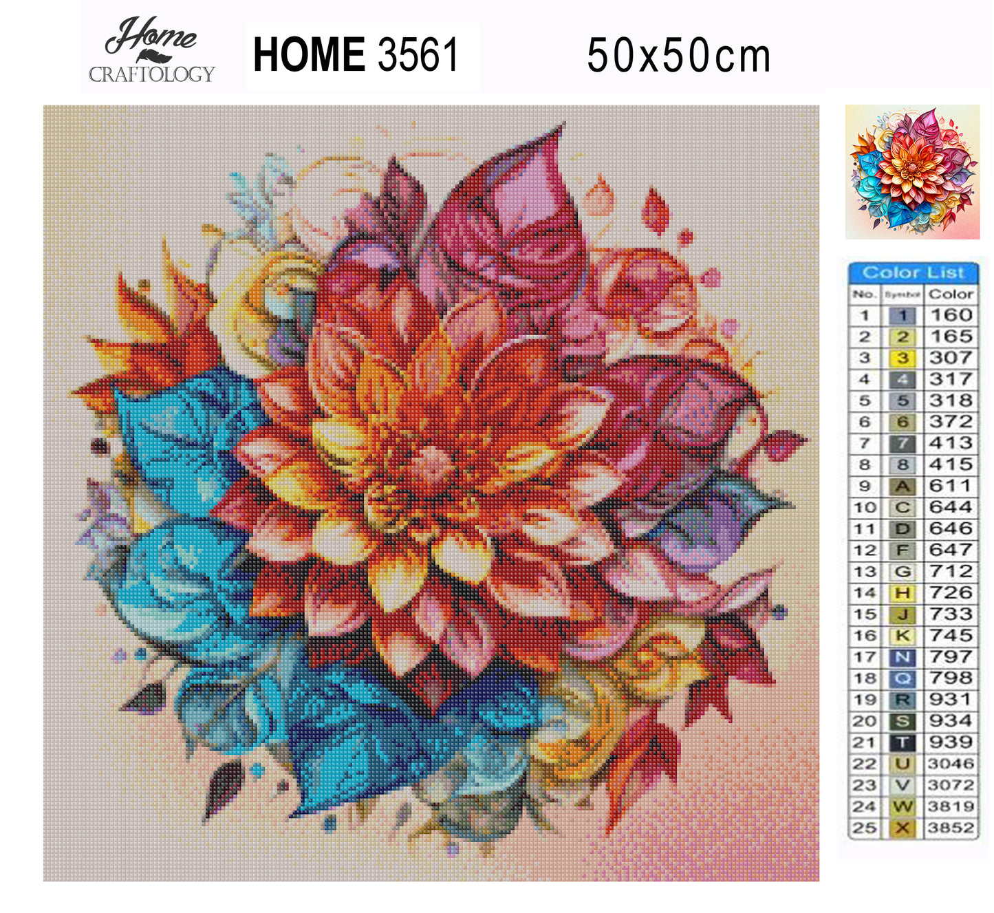 Petal Mandala - Exclusive Premium Diamond Painting Kit