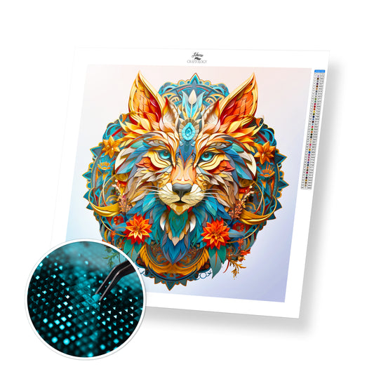 Wolf Mandala - Exclusive Premium Diamond Painting Kit