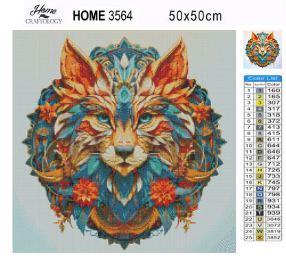 New! Wolf Mandala - Exclusive Premium Diamond Painting Kit