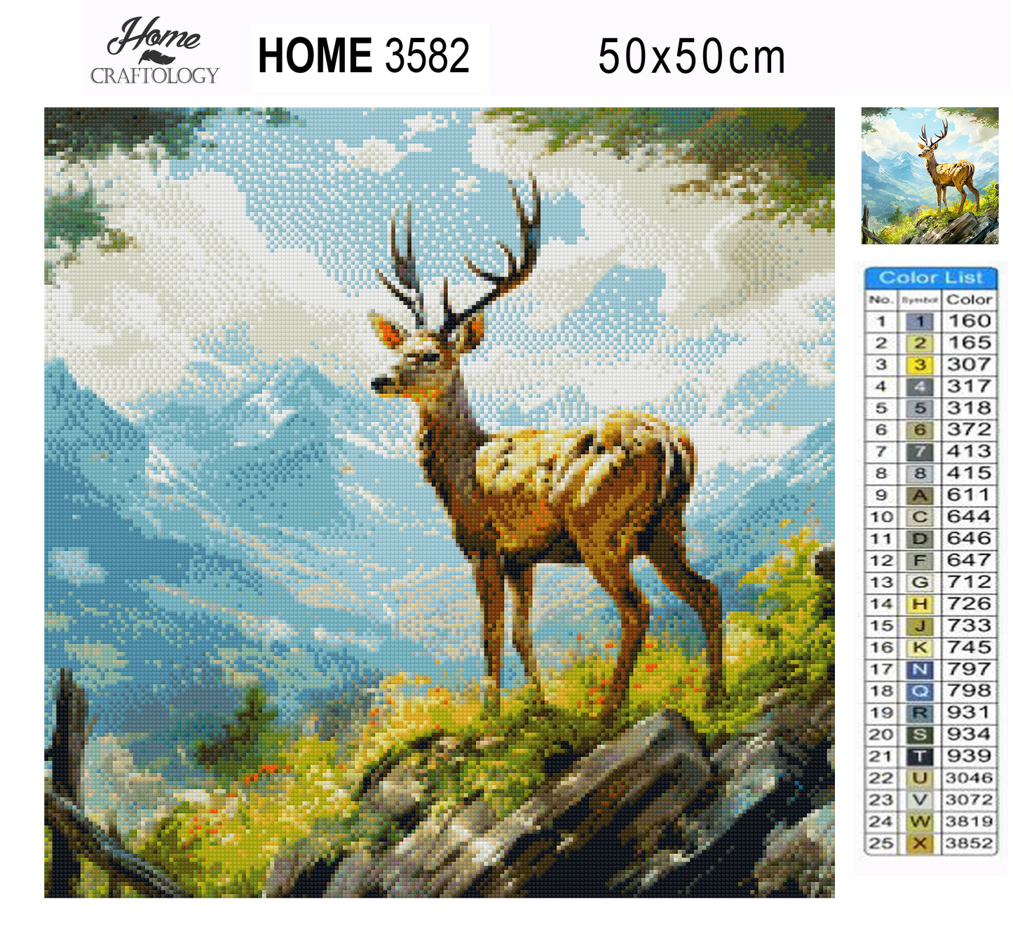 New! Deer - Exclusive Premium Diamond Painting Kit