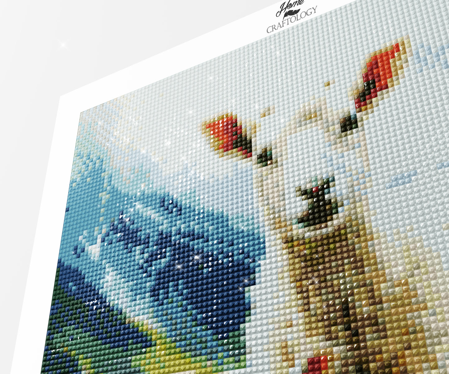 Mother and Baby Sheep - Exclusive Premium Diamond Painting Kit