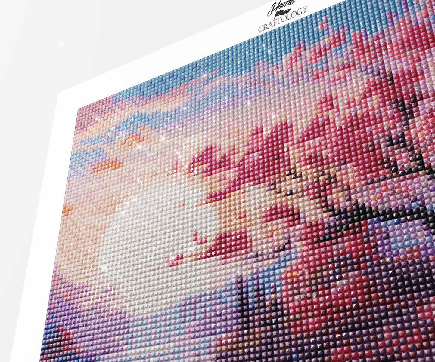 New! Pink Tree Hues - Exclusive Premium Diamond Painting Kit