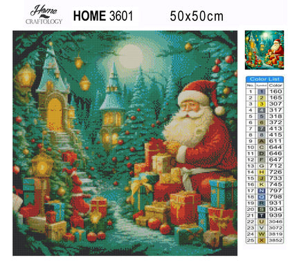 New! Santa with Gifts - Exclusive Premium Diamond Painting Kit