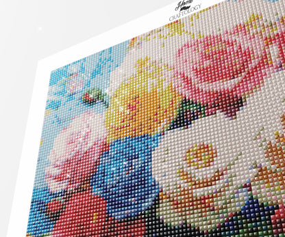 New! Bouquet of Roses - Exclusive Premium Diamond Painting Kit