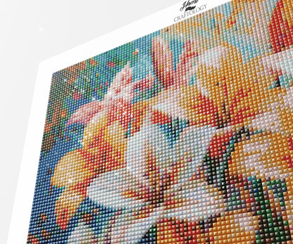 New! Lillies - Exclusive Premium Diamond Painting Kit