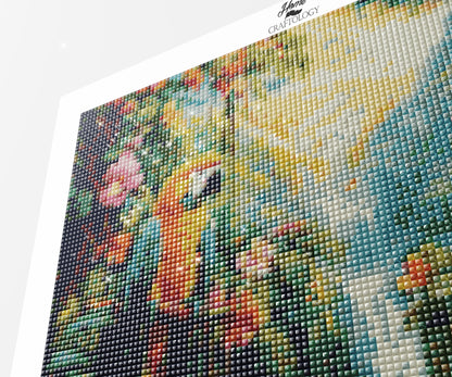 New! Macaws in the Rainforest - Exclusive Premium Diamond Painting Kit