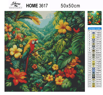 New! Rainforest - Exclusive Premium Diamond Painting Kit