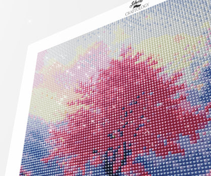 New! Single Pink Tree - Exclusive Premium Diamond Painting Kit