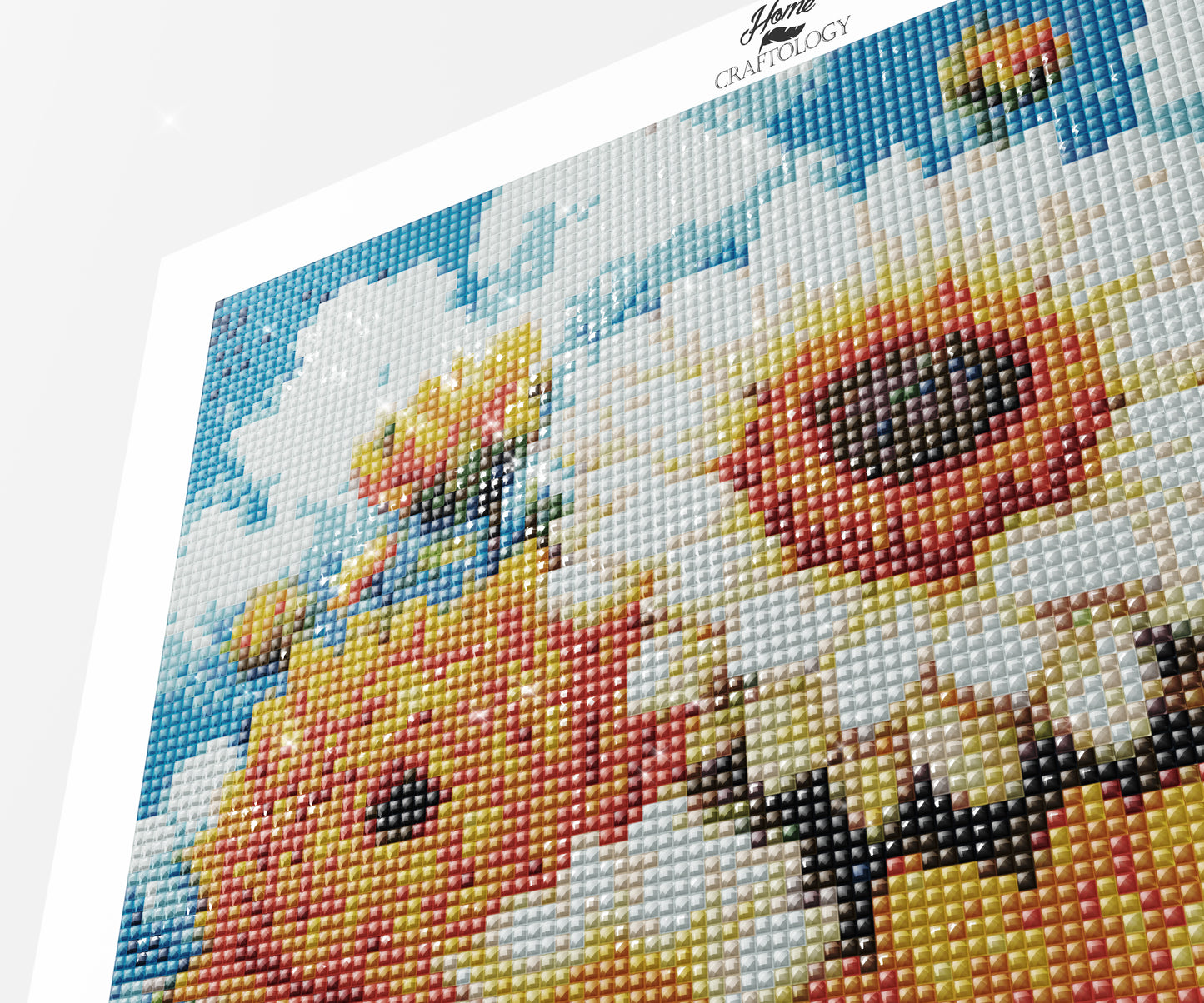 New! Sunflower Clouds - Exclusive Premium Diamond Painting Kit