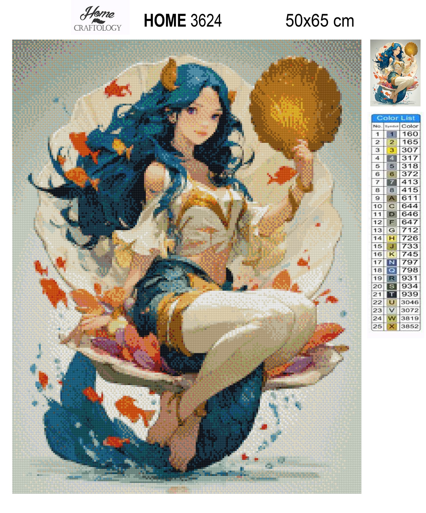 Celestial Mermaid - Exclusive Premium Diamond Painting Kit