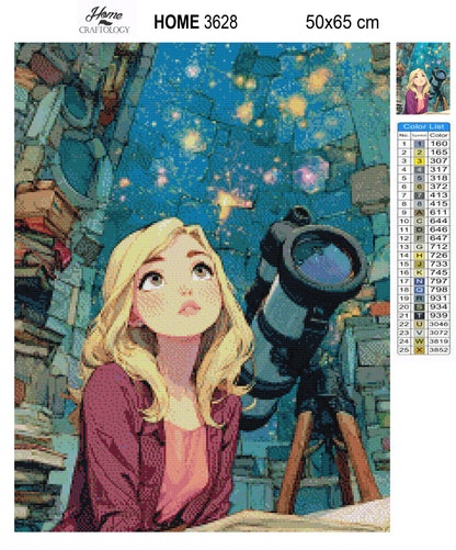 Eyes on the Universe - Exclusive Premium Diamond Painting Kit