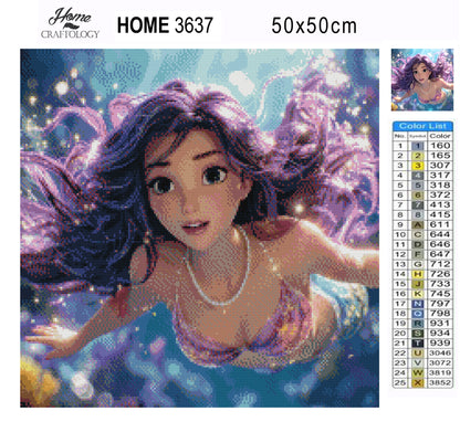 Song of the Sea - Exclusive Premium Diamond Painting Kit