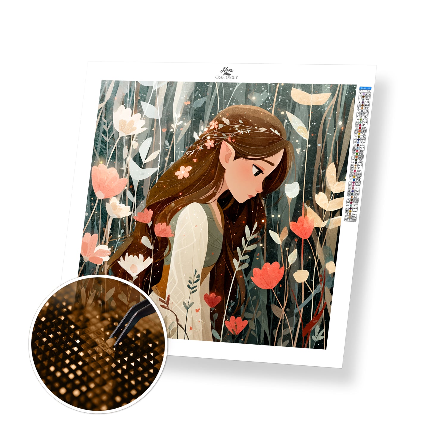 Summer Enchantress - Exclusive Premium Diamond Painting Kit