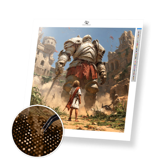 David and Goliath - Exclusive Premium Diamond Painting Kit