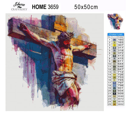 Crucifixion of Jesus - Exclusive Premium Diamond Painting Kit
